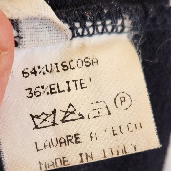 D.EXTERIORMADE IN ITALY CRISS CROSS HALTER TOP - Picture 3 of 3